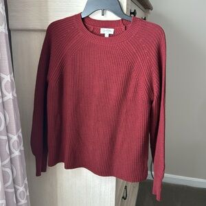 Jessica Simpson Ribbed Crew Neck Comfy Sweater